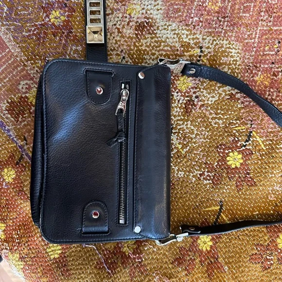Proenza Schouler PS11 Black Leather Crossbody Bag - Picture 3 of 6
